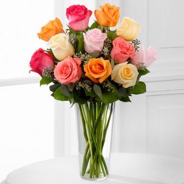 The Graceful Grandeur&trade; Rose Bouquet For Sympathy