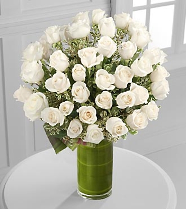 Clarity Luxury 48 Rose Bouquet - 24\" Premium Long-Stem Roses