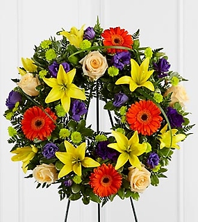 The Radiant Remembrance Wreath For Funeral